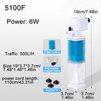 Silent 220V Internal Aquarium Filter Pump (Anti-Backflow, Oxygen Aerator, Wave Maker, Submersible)