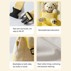 Portable Pet Chest Bag Four Feet Comfortable Dog Double Shoulder Bag Adjustable Shoulder Strap Breathable Pet Carrying Supplies
