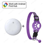 Multi-Purpose Adjustable Pet & Vehicle GPS Tracker - Google Find My Compatible Collar, Card & Necklace Locator