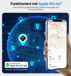 Smart iTag GPS Tracker with Keychain for Apple Find My App - Anti-Loss Locator for Pets, Cars, Kids & Keys (iOS)