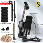 USB Aquarium Sponge Filter (Quiet, Wave Maker, Oxygenator, Freshwater & Saltwater)