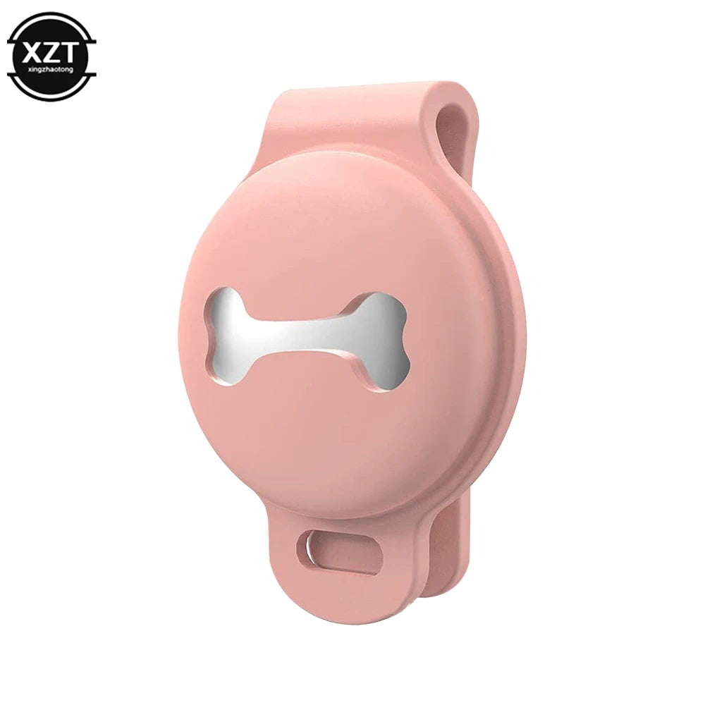 Dog Bone Silicone Sleeve Bluetooth GPS Tracker - Wearable Smart Anti-Loss Locator for Dogs & Cats