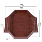 Tortoise Water Dish Anti-Slip Reptile Pool Dish Decorative Turtle Bath Tub with Ramp for Tortoise Snake Gecko Tank Accessory