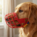 Adjustable Anti-Biting Dog Muzzle (Buckle, Stop Barking, All Breeds)