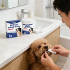 Eeljoy Dog Teeth Cleaning Finger Wipes Lasting Freshing Breath Reducing Plaque Gentle Cat Pets Brushing Tooth Clean Wipe 50pcs