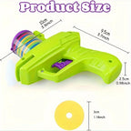 Pet Toy Gun Launcher with Flying Disc Set — Interactive Indoor & Outdoor Chase Toy for Cats & Dogs