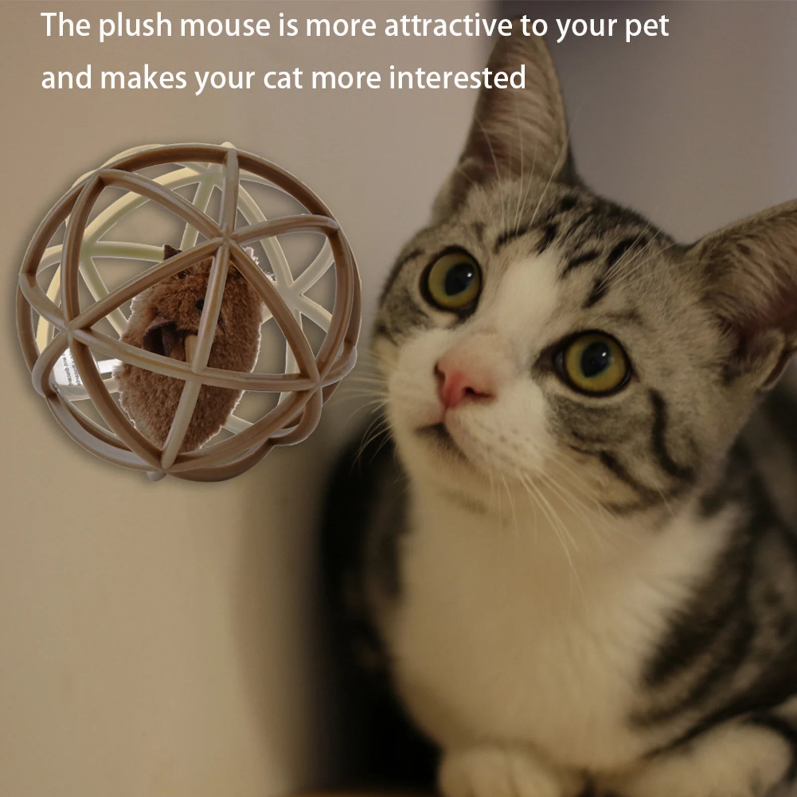 Sisal Ball Prisoner Mouse Puzzle Cat Toy — Funny Molar & Claw Grinding Play Ball
