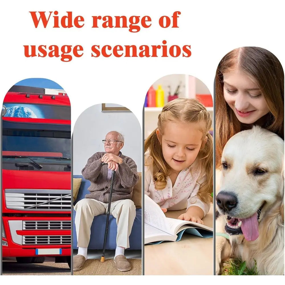 No-Subscription Pet GPS Tracker for Dogs & Cats with Free Collar - Waterproof Real-Time Tracking