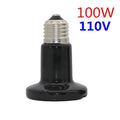 1 Pcs Reptile Pet No Light Far Infrared Ceramic Heating Lamp E27 Small Mini Heat Lamp 25W 50W 75W 100W