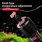 Adjustable Submersible Aquarium Heater Rod (25–300W, 110–220V, Thermostat Control)