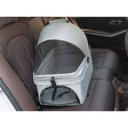 Detachable Pet Dog Stroller 4 Wheels Foldable Dog Cat Carrier with Cup Holder Pet Transport for Dogs Outdoor Puppy Basket