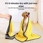 Pet Absorbent Towel Dog Cat Bath Strong Quick Drying Large Thick Robe Puppy Specific Bath Car Care Cloth Cleaning Drying Towels