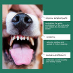 100g Pet Teeth Cleaning Powder for Dog Reduces Tartar Calculus Protect Dog Oral Gum Health Freshen Breath Dog Cleaning Powder