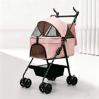 Pet Stroller Small Medium Cat Dog Travel Lightweight Detachable Washable Wholesale Pet Stoller Trolley for Dog Dog Trolley