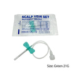 Double-Wing Blood Infusion Needles, Bulk Lot (50-Pack)