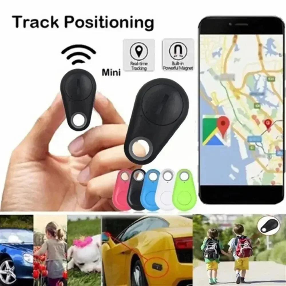 Multi-Use Bluetooth Smart Tag Keychain Tracker - Anti-Loss Alarm GPS Finder for Pets, Kids, Wallets & Keys