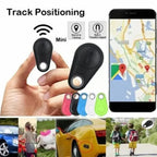 Multi-Use Bluetooth Smart Tag Keychain Tracker - Anti-Loss Alarm GPS Finder for Pets, Kids, Wallets & Keys