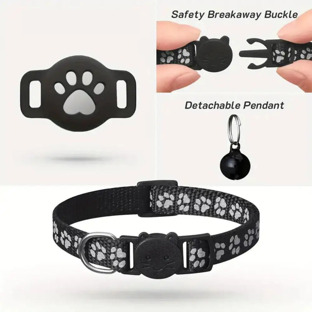 Multifunctional Smart GPS Tracker Collar for Cats & Kittens - 2-Style Options iOS Compatible Pet Accessory