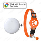 Multi-Purpose Adjustable Pet & Vehicle GPS Tracker - Google Find My Compatible Collar, Card & Necklace Locator