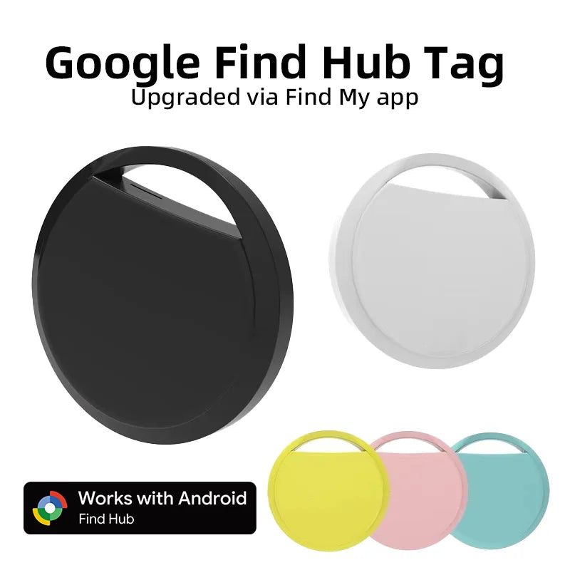 Mini Bluetooth GPS Smart Tracker for Google Find Hub - Android-Compatible Anti-Loss Locator for Pets, Keys & Wallets