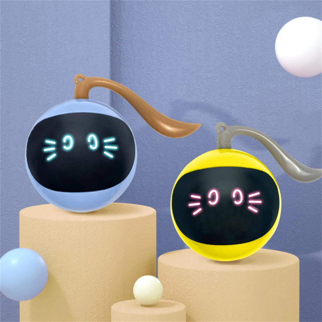 Rechargeable Automatic Electric Cat Ball Toy — Intelligent Self-Rolling Boredom Buster