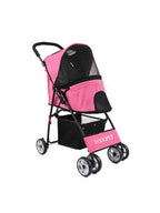 Lightweight Foldable Luxury Pet Travel Stroller Cart 2026 New Fashion Portable Carrier for Small Dogs Cats Outdoor Walk