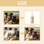 Pet Deodorizing Spray for Dogs Coconut Scent Dog Cologne 100ml Long Lasting Pet Grooming Spray Natural Odor Eliminator