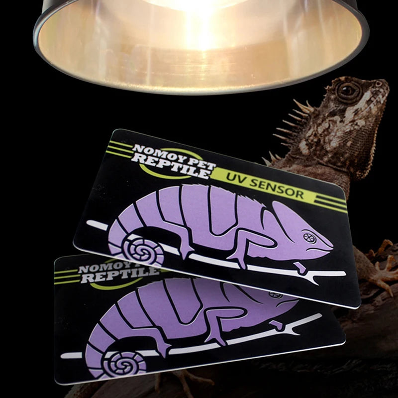 Reptile  Light Lamp Bulb Test Card UV Tests Paper Tester Meter Pet Supplies Turtle Ultraviolet Test Tool