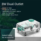 Ultra-Silent Aquarium Air Pump (Low Noise, Adjustable Flow, Multi-Outlet, Energy Saving)