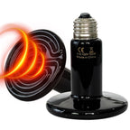 Pet Reptile Far Infrared Ceramic Heating Lamp 110V/220V Heat Emitter Light Bulb 25W 50W 75W 100W 150W 200W Animal Hatch Heating