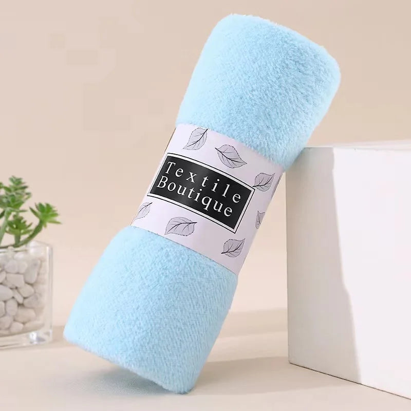 Fashion 100% Cotton Pet Towels Soft Absorbent Towels for Absorbent Bath Face for Dog Cat Pet Accessories Dog Towel