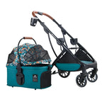 2025 2-in-1 Pet Stroller & Carrier for Small Pets - Lightweight Detachable Foldable Cart - Portable Travel System for Dogs Cats