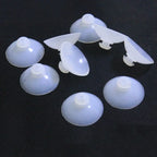 Aquarium Suction Cup Holders (10-Pack, Black, Air Pump & Water Pump Clips for Glass)