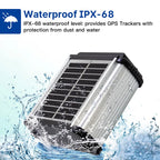 B38A Solar-Powered 4G Mini GPS Tracker for Cows, Sheep & Cattle - Compact Animal Tracking Device