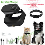 VerdantTrace VTA1 HD 1080P Pet Collar Action Camera - Lightweight Mini Body Cam for Video & Photo Recording