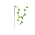 Felt Flower & Leaf Cat Teaser Wand Stick — Creative Long Interactive Kitten Play Toy