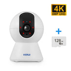KERUI 4K 8MP Smart WiFi Pet Camera with Night Vision, AI Alerts & Tuya Smart Home Integration