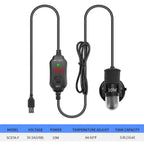 USB Mini Aquarium Heater Rod (Submersible, 18–34°C Adjustable, Thermostat, Fish Tank)