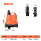 Submersible Aquarium Pump (30–110W, Bottom Suction, Multi-Function)