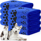 Dog Towel Drying Dog Cat Pet Towel Puppy Microfiber Quick-drying Dog Claw Bath Towel Pet Bath Products Absorbent Medium Dogs