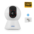 KERUI 4K 8MP Smart WiFi Pet Camera with Night Vision, AI Alerts & Tuya Smart Home Integration