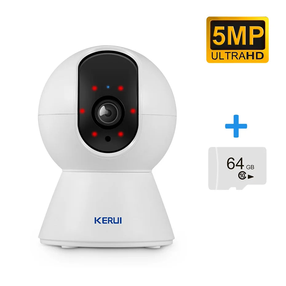 KERUI 4K 8MP Smart WiFi Pet Camera with Night Vision, AI Alerts & Tuya Smart Home Integration