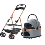 Pet cat and dog cart out small pet lightweight foldable
