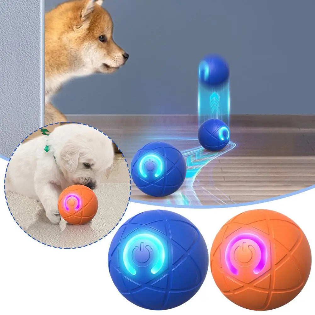 Smart USB Electric Bouncing Ball Pet Toy — Auto-Moving Interactive Toy for Cats & Dogs