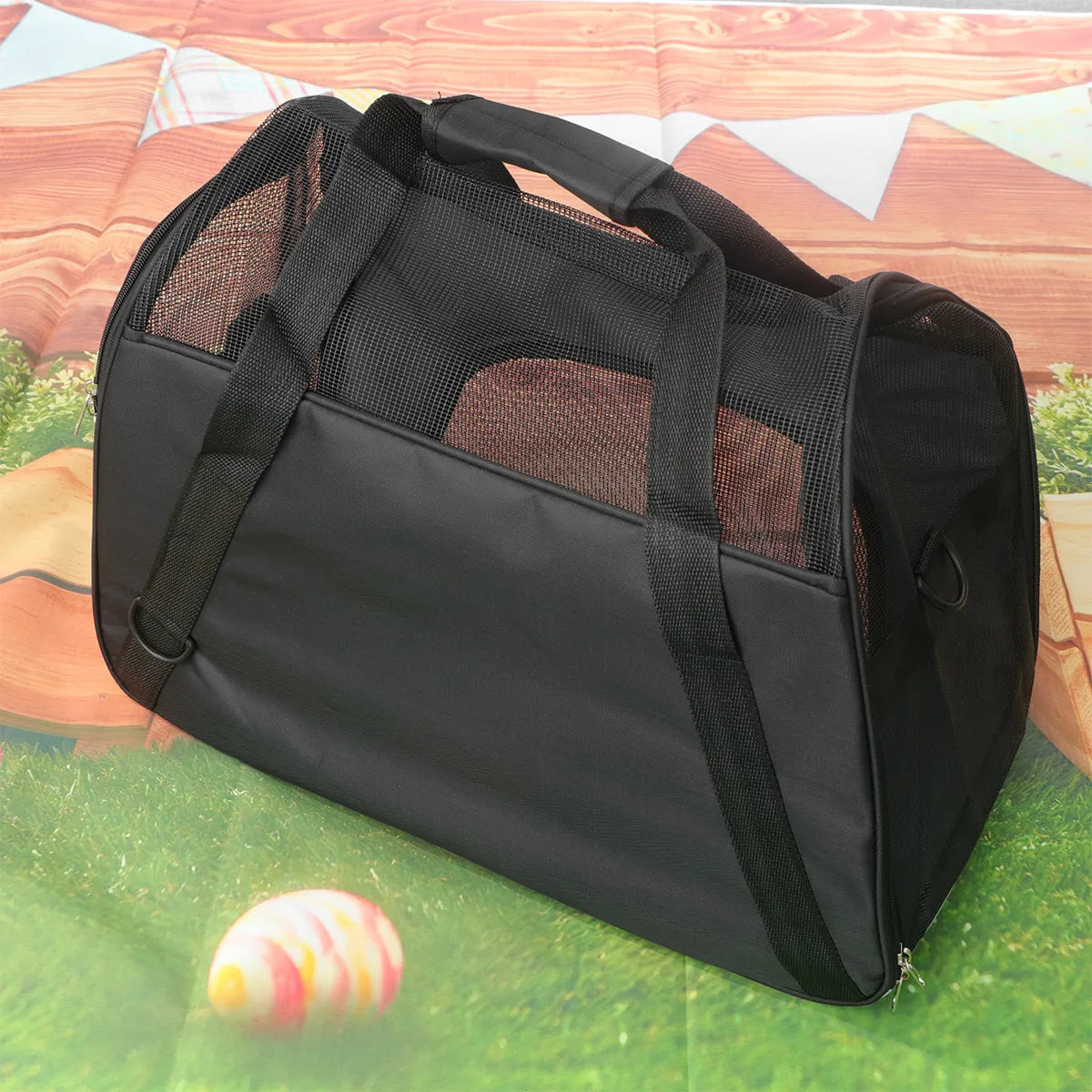 1Pcs Breathable Mesh Pet Carrier Large Comfortable Dog Cat Puppy Travel Bag Outdoor Carrier Handbag Portable Dog Storage Bag