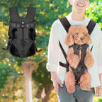 Adjustable Oxford Front Pet Backpack (Breathable, Multi-Size, All Seasons)