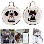Long-Distance Mini Waterproof GPS Tracker Collar for Cats & Dogs - Smart Real-Time Pet Locator for Android & iOS