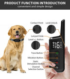 Long-Range Rechargeable Dog Training Collar (500m)
