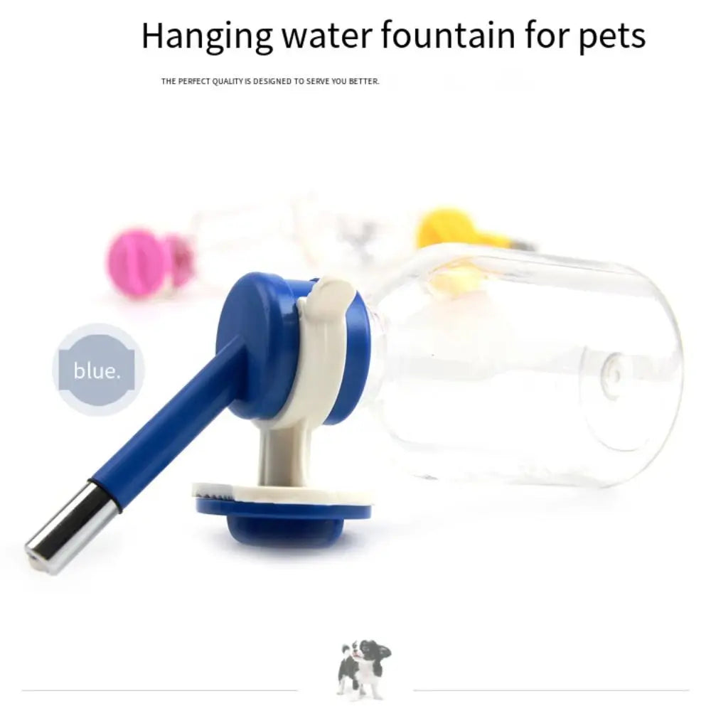 Hanging No-Drip Dog Water Dispenser Automatic Can Be Raised and Lowered Pet Water Feeder Bottle with Spigot Spout Mess Free