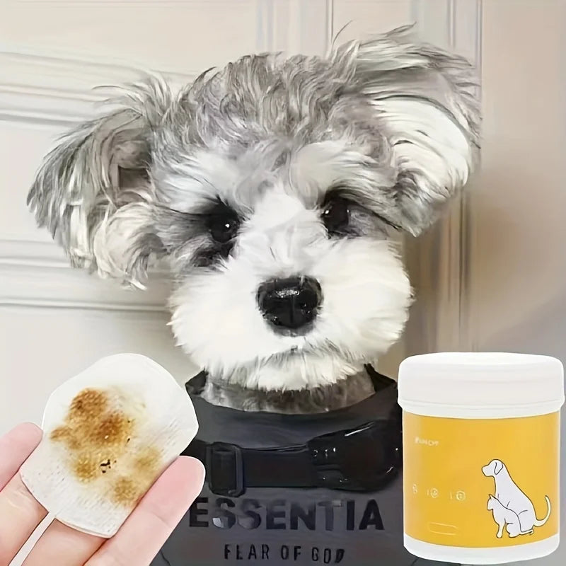 200pcs pet eye special eye wipes, remove tears, dog eye cleaning artifact